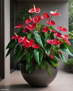 Red Anthurium and Its Varieties