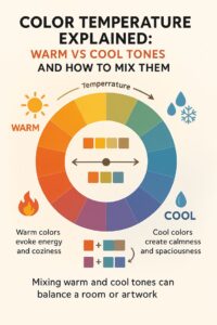 Cool Colors and Warm Colors in Visual and Spatial Design