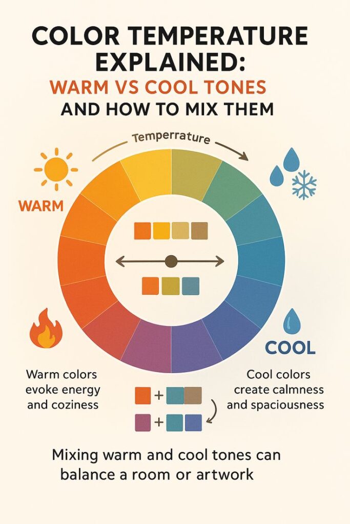 Cool Colors and Warm Colors in Visual and Spatial Design