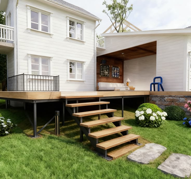 Deck Building Stairs: Creating Safe and Stylish Outdoor Steps