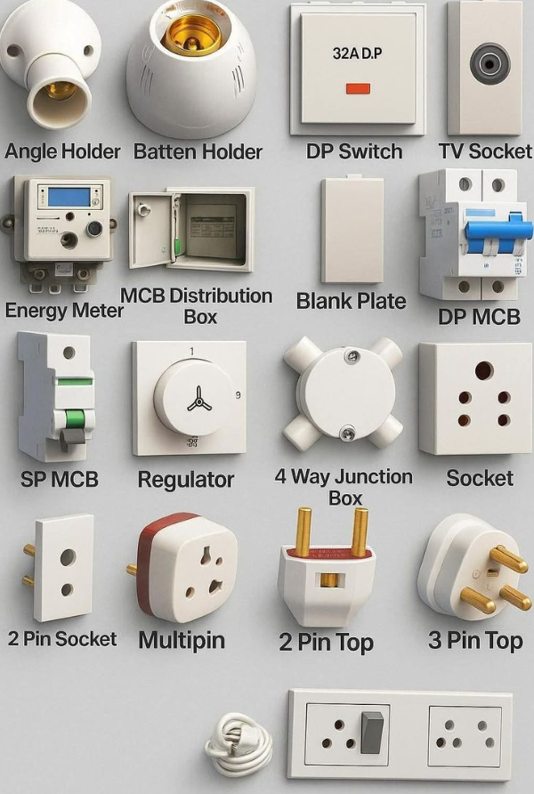 Electric Plug Types and Electrical Socket Systems Used in Homes and Buildings