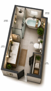 What is a 3/4 Bath: Understanding the 3/4 Bathroom Layout in Homes