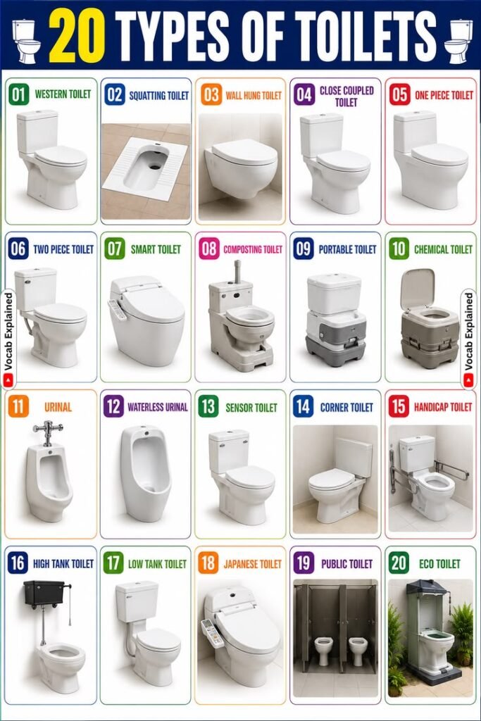 toilet toilet and toilet bathroom bathroom toilet types of toilets different types of toilets