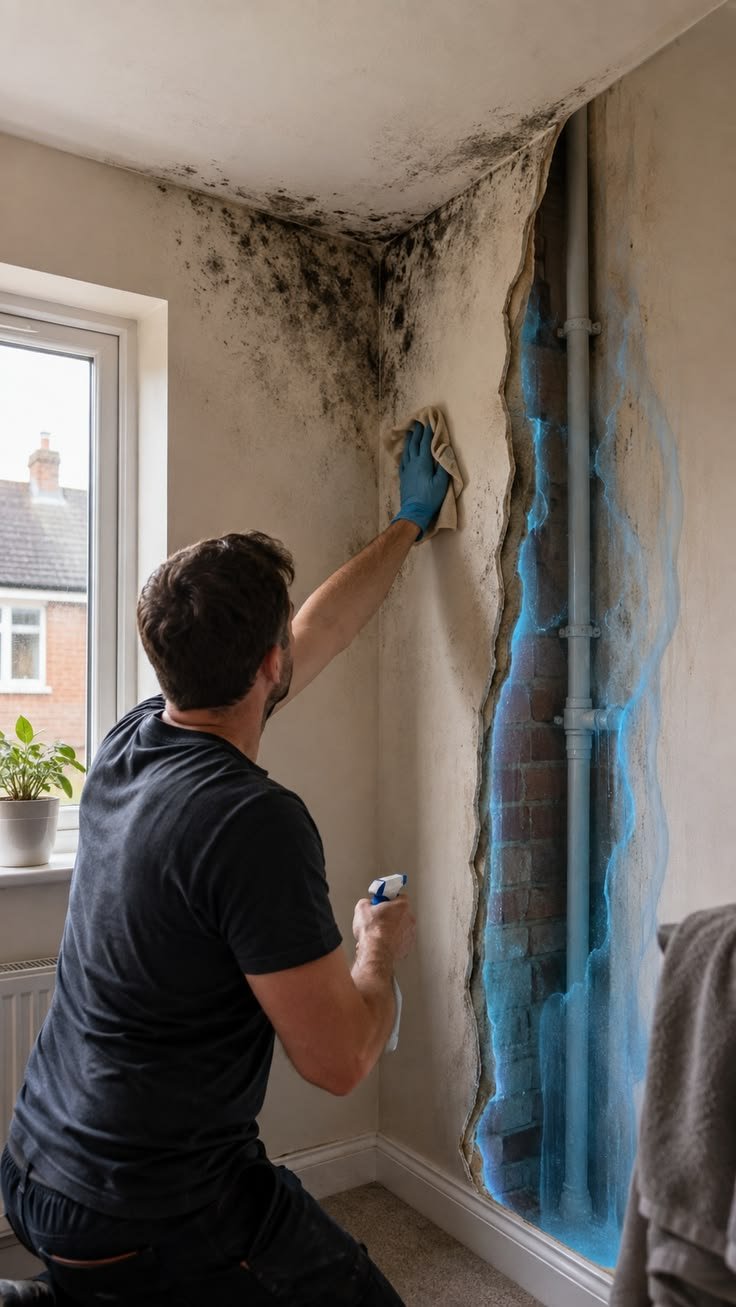 how to get rid of mold on sheetrock